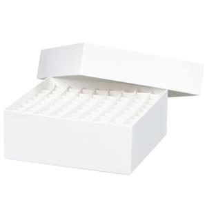 820002 | 2 Fiberboard Grid Boxes 5 x5 holds 81 vials