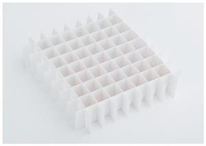 820081 | holds 13mm vials, 9 x 9 grid, Holds 13mm vials (81); Grid size: 9 x 9; Each