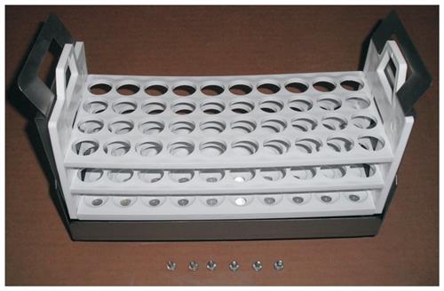 600077 | TEST TUBE RACK AND HOLDER FOR 16 20MM TUBES 10 20M
