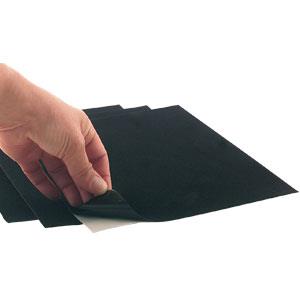 BFP1 | Black Flocked Paper 30 x 30 762 mm x 762 mm Sheet