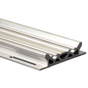 XT95SP-1000 | 95 mm One Sided Construction Rail Clear Anodized L