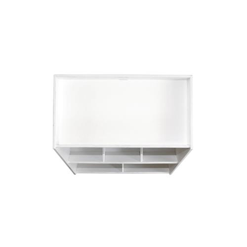 50074 | Bin Storage White PVC with 5 Compartments and 1 Sh