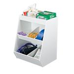 50074 | Bin Storage White PVC with 5 Compartments and 1 Sh