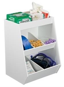 50074 | Bin Storage White PVC with 5 Compartments and 1 Sh