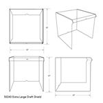 50240 | Extra Large Draft Shield