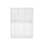 50974 | 6 Compartment Cart Drawer Organizer