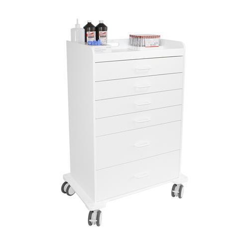 51046 | Procedure Cart with White Drawers