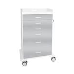 51079 | Procedure Cart with Silver Drawers