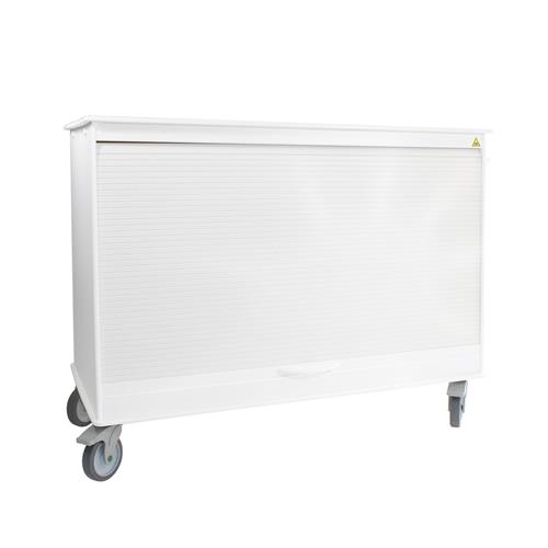 51821 | White MRI Cayman Lab Island Cart