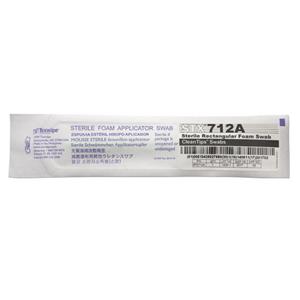 STX712A | 
 CleanFoam® STX712A Rectangular Head Cleanroom Swab, Sterile
