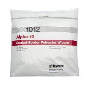 TX1012 | 
 Dry, Non-sterile, 100% polyester, sealed-border wipers 12" x 12" (31 cm x 31 cm)
