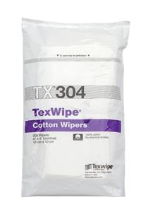 TX304 | 
 TexWipeÂ® Dry cotton, Non-Sterile wipers 4" x 4" (10 cm x 10 cm)
