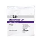 TX3211 | 
 Dry, Sterile, 100% polyester, cut-edge wipers 9" x 9" (23 cm x 23 cm)
