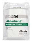 TX404 | 
 Dry, Non-Sterile, 100% polyester, nonwoven wipers 4" x 4" (10 cm x 10 cm)
