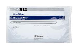 TX512 | 
 Dry, Non-sterile, cellulose/polyester, nonwoven wipers, bluecolor 12" x 12" (31 cm x 31 cm)
