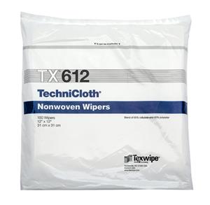 TX612 | 
 Non-Sterile TechniClothÂ® 12" x 12" Nonwoven Dry Wipers
