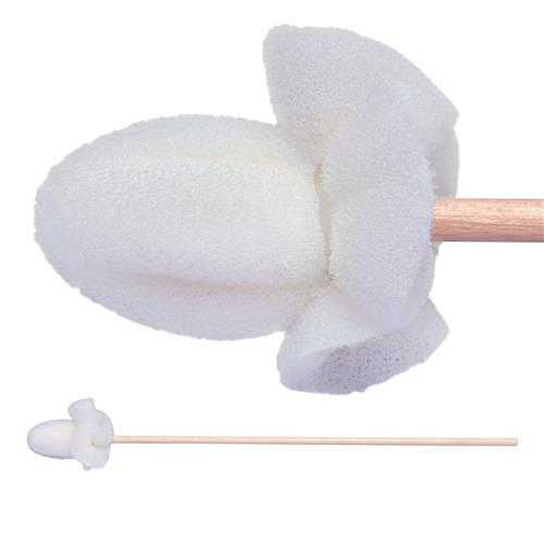 TX700B | 
 TX700B Seamless Foam Covered Cotton Cleanroom Swab with Wood Handle, Non-Sterile
