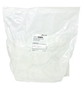 TX7031 | 
 Non-Sterile, cut-edge, polyester wipers, pre-wetted with semiconductor-grade 6% IPA/ 94% DIW 9" x 32" (23 cm x 79 cm)
