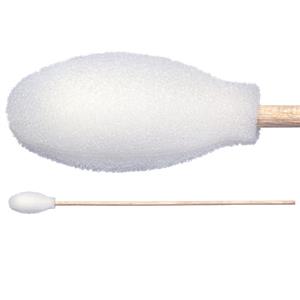 TX720B | 
 TX720B Foam Covered Cotton Cleanroom Swab with Wood Handle, Non-Sterile
