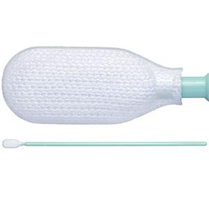 TX761K | 
 Low TOC Alpha® Polyester Knit TX761K Cleaning Validation Swab with Long Handle, Non-Sterile, NSF Certified
