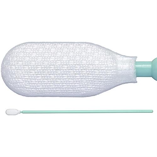 TX761MD | 
 Microdenier Polyester Knit TX761MD Cleanroom Swab with Long Handle, Non-Sterile
