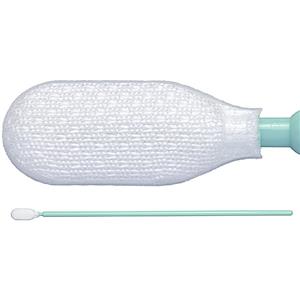 TX761MD | 
 Microdenier Polyester Knit TX761MD Cleanroom Swab with Long Handle, Non-Sterile
