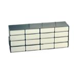 2602-4400 | 16 pl upright frzr rack for 2 H boxes