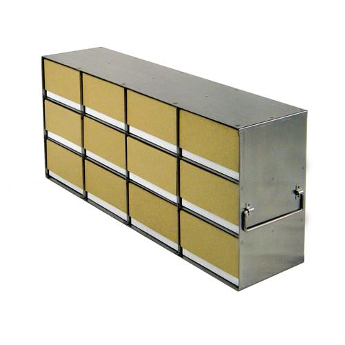 2603-4300 | 12 place 4 x 3 upright freezer rack for 3 inch H b