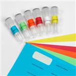 9187-1254 | Cryo Tags 2.625 inch x 1.0 inch red on sheets