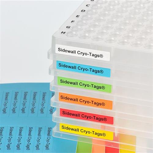 9188-7403 | Sidewall Cryo Tags orange on sheets