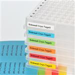 9188-7403 | Sidewall Cryo Tags orange on sheets
