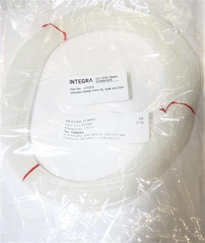 171031 | Silicone tubing 1mm ID, bulk roll 25m
