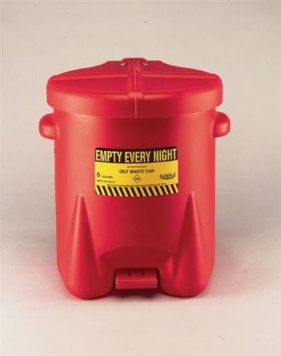 56617-330 | OILY WASTE CAN POLY RED 6GL