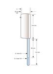WG-853-B-Q | OFFSET NITROGEN DEWAR FLASK DWG.SK 2603 13MM