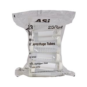 CW5603 | CellPro™ 50mL MARKER Conical Tubes, Centrifuge Tubes, Clear Polypropylene, Conical bottom w/ WHITE Screw Caps, Sterile, Resealable bags, 500/Case