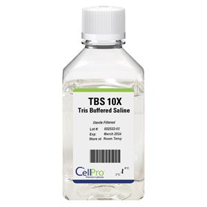 DB0337-CS | CellPro™ Tris Buffered Saline 10X, pH 7.4, 1L, 12/case