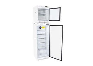 K202GDR-K210SDF | Combination, 2 Cu. Ft., Glass Door Refrigerator, 10 Cu. Ft., Solid Door Freezer