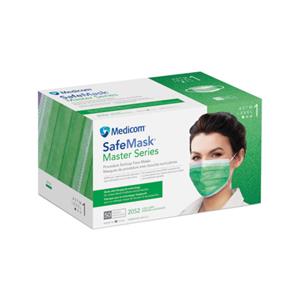 2052 | Facemask, Earloop, Green, ASTM Level 1