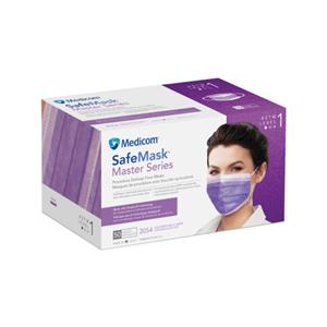 2054 | Facemask, Earloop, Purple, ASTM Level 1