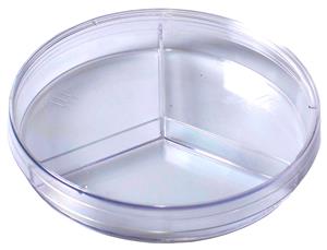4012 | Kord™ 100 x 15 Tri-Plate Petri Dish, No Rim for Automation