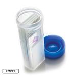 004250 | 4 slide Jar Empty PK 250 Blue Cap