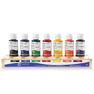 02000 | Tissue Dye Kit 6 color Wood Tray
