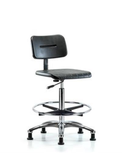 GSS40699 | Core Polyurethane Chair Chrome High Bench Height w