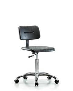 GSS40708 | Core Polyurethane Chair Chrome Medium Bench Height