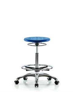 GSS46618 | Class 10 Huron Polyurethane Clean Room Stool High