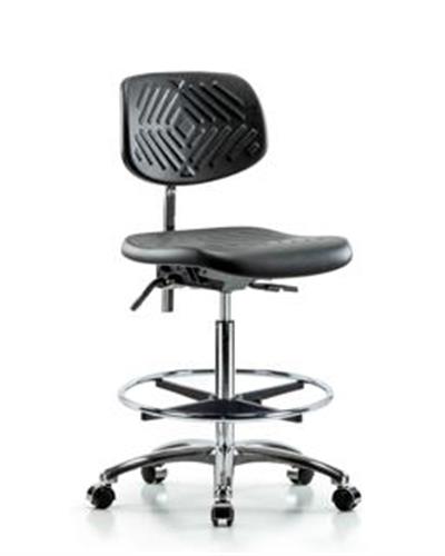 GSS40756 | Class 10 Polyurethane Clean Room Chair High Bench