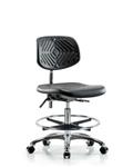 GSS40762 | Class 10 Polyurethane Clean Room Chair Medium Benc