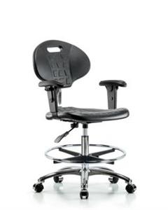 GSS40786 | Class 10 Erie Polyurethane Clean Room Chair Medium