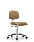 GSS40797 | Class 10 Clean Room Vinyl Chair Chrome Desk Height