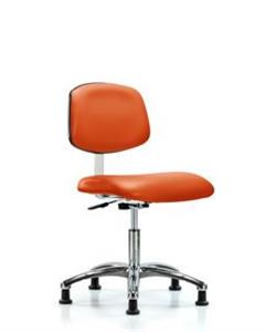 GSS40804 | Class 10 Clean Room Vinyl Chair Chrome Desk Height